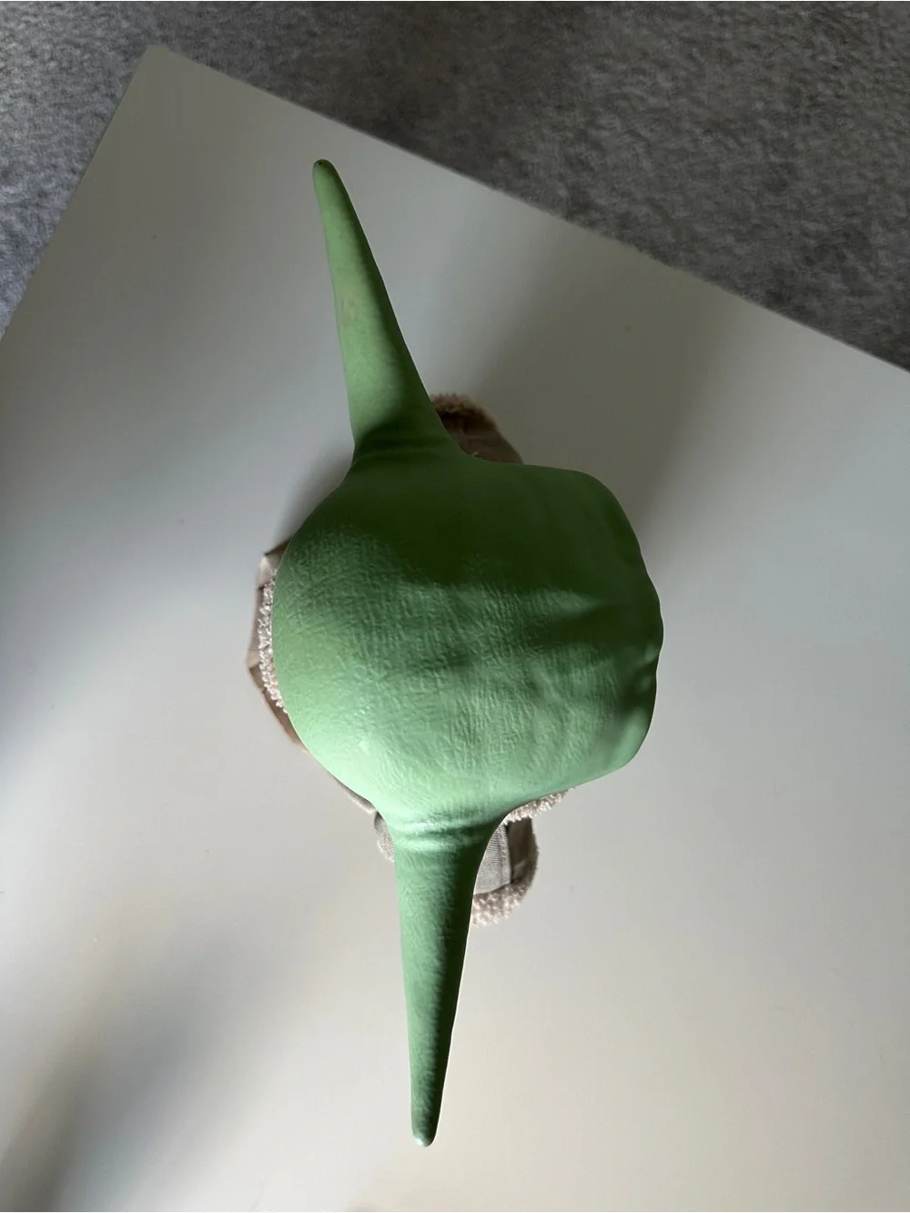 Mattel Star Wars Mandalorian Grogu Baby Yoda 11” Plush Soft Body Rubber Head👽🛸💚